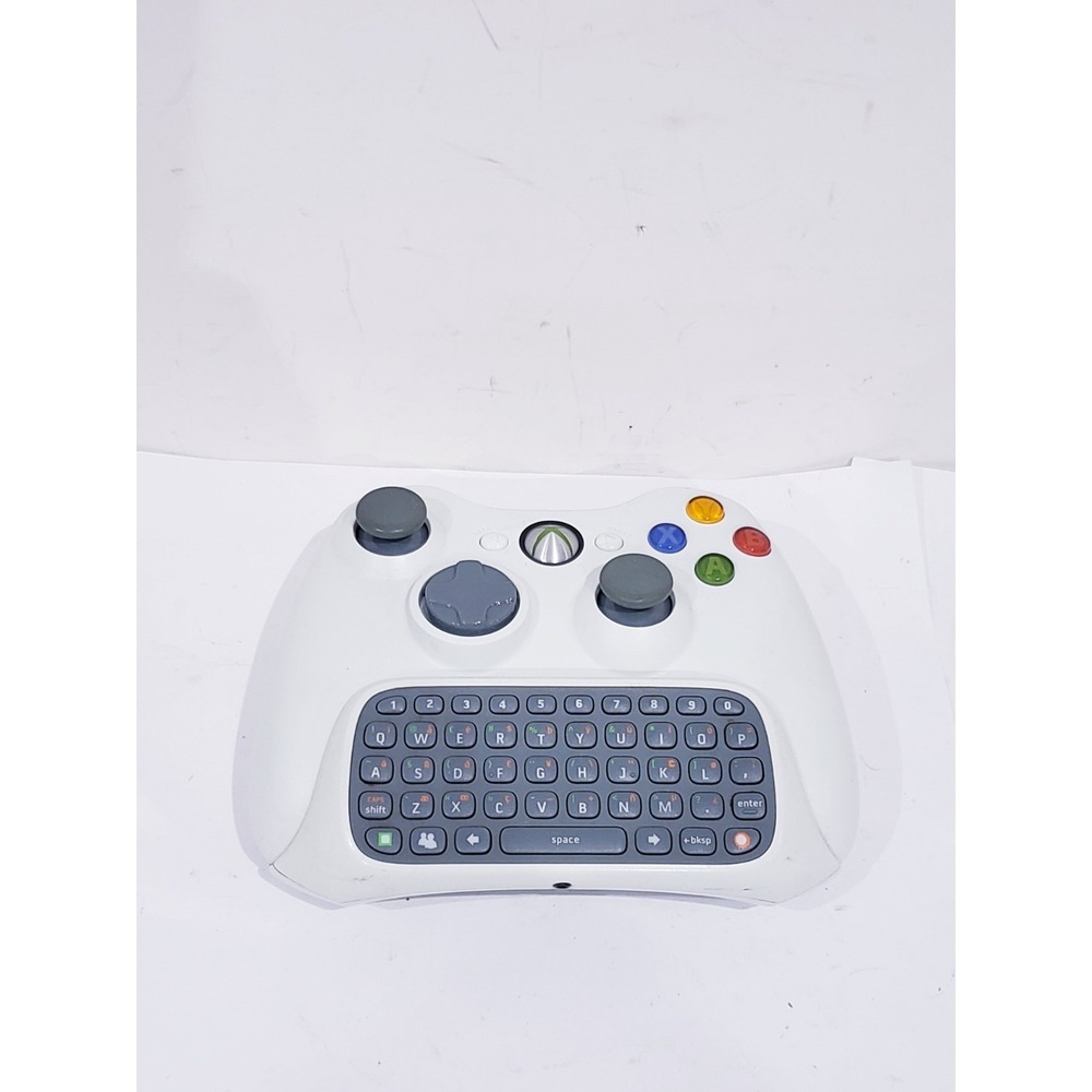 OEM Microsoft Xbox 360 Wireless Controller With ChatPad - Tested Works